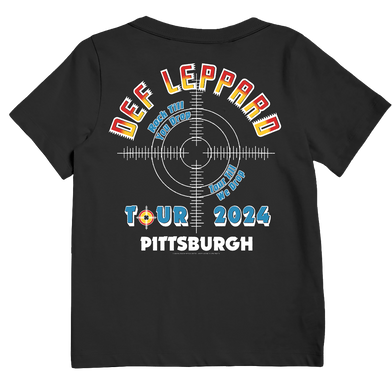 Pittsburgh, PA 2024 Tour Kids T-Shirt Back