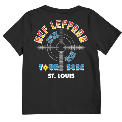 St Louis, MO 2024 Tour Kids T-Shirt Back
