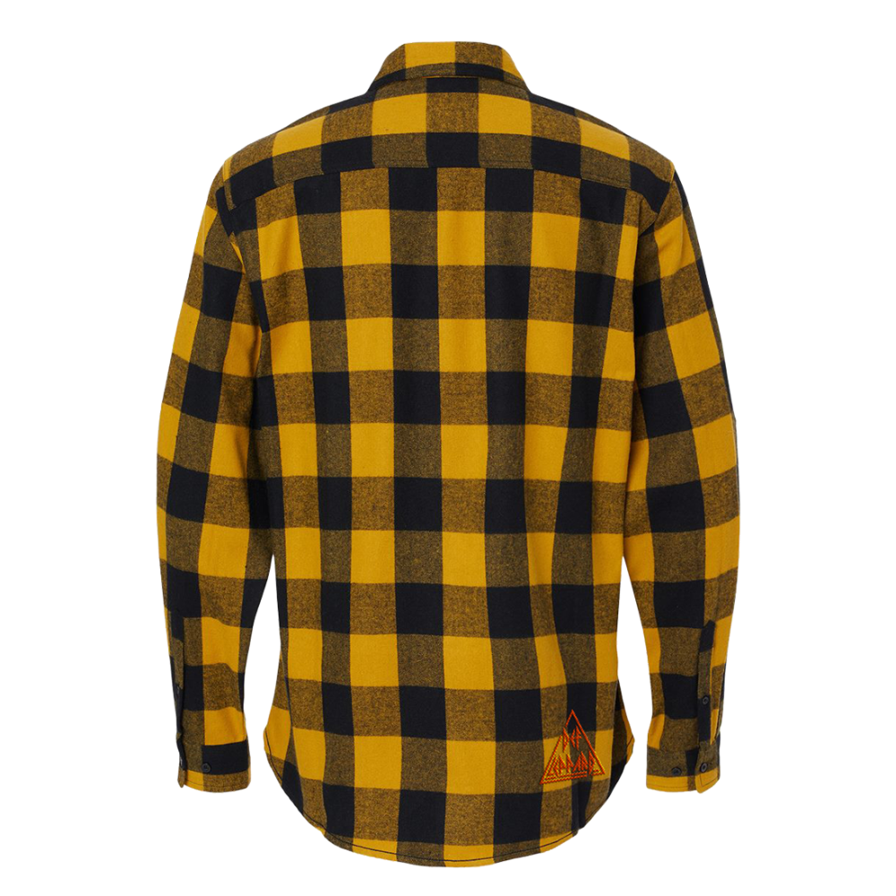 Logo Embroidered Flannel BacK