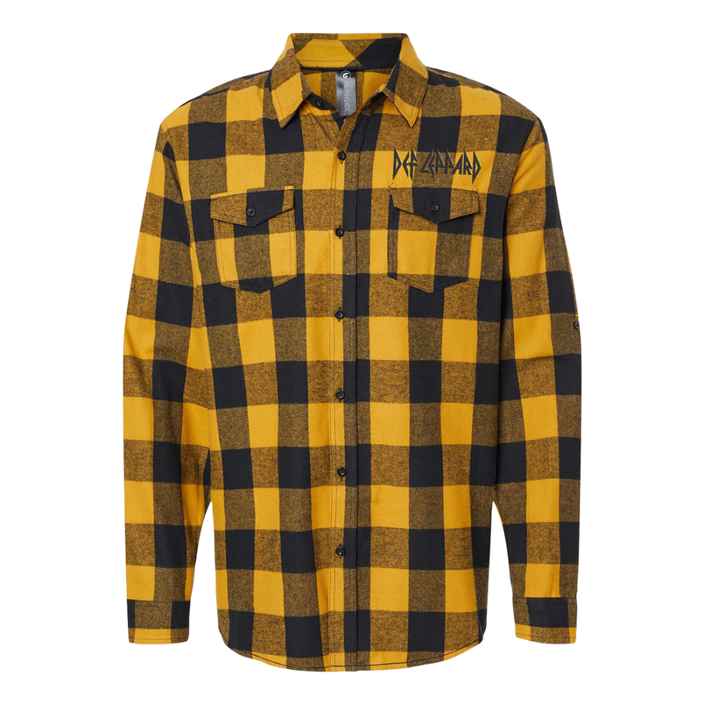 Logo Embroidered Flannel Front