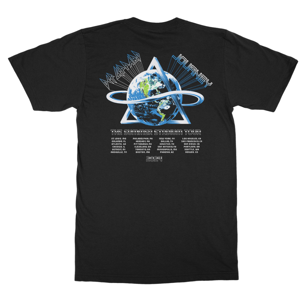 Def Leppard x Journey Event T-Shirt Back