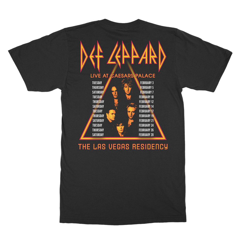 The Las Vegas Residency 2025 T-Shirt Back