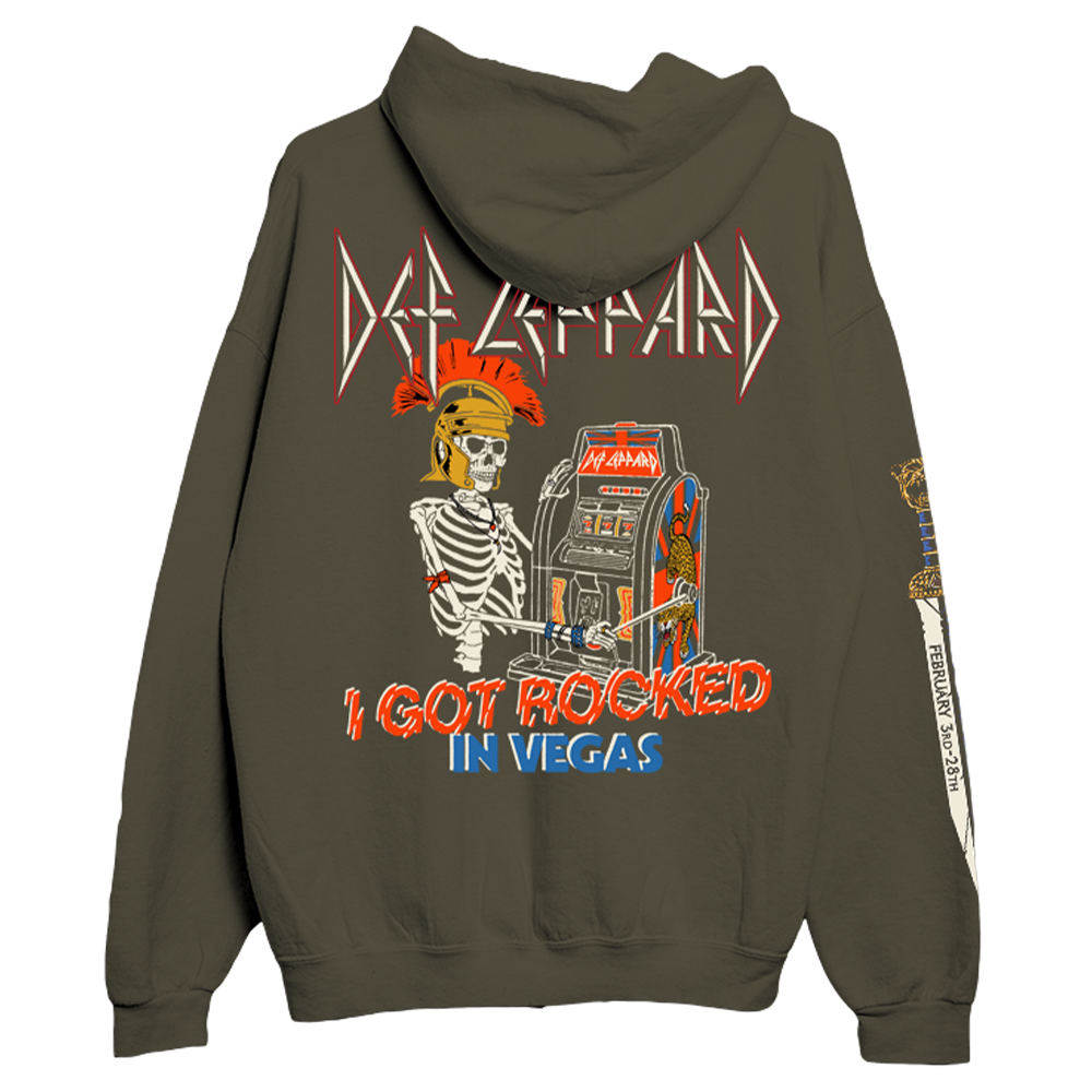 I Got Rocked Zip Hoodie - Def Leppard Official Store I Got Rocked Zip Hoodie - Def Leppard Official Store