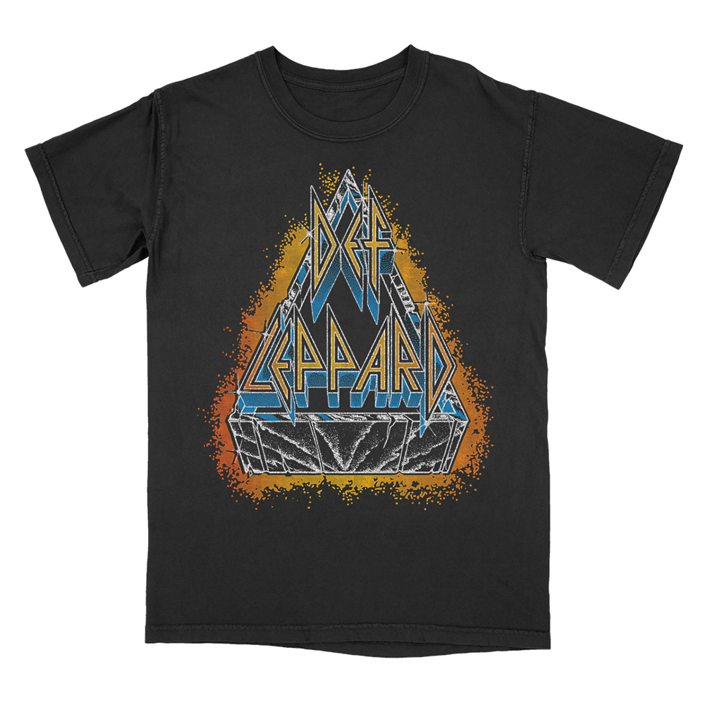 T-shirt Def Leppard Official Tour 2012 – Taille M, Noir, Coton, Occasion Très Bon état, Collector Concert