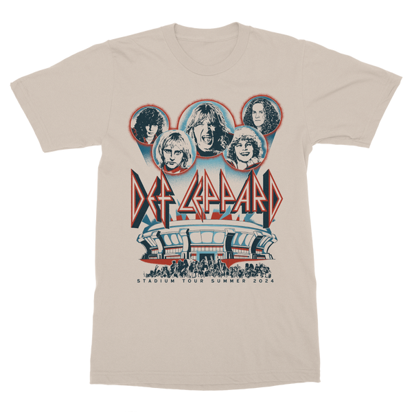 Official Def Leppard 'Glass Shatter' T-Shirt - Black, Licensed Band Merch