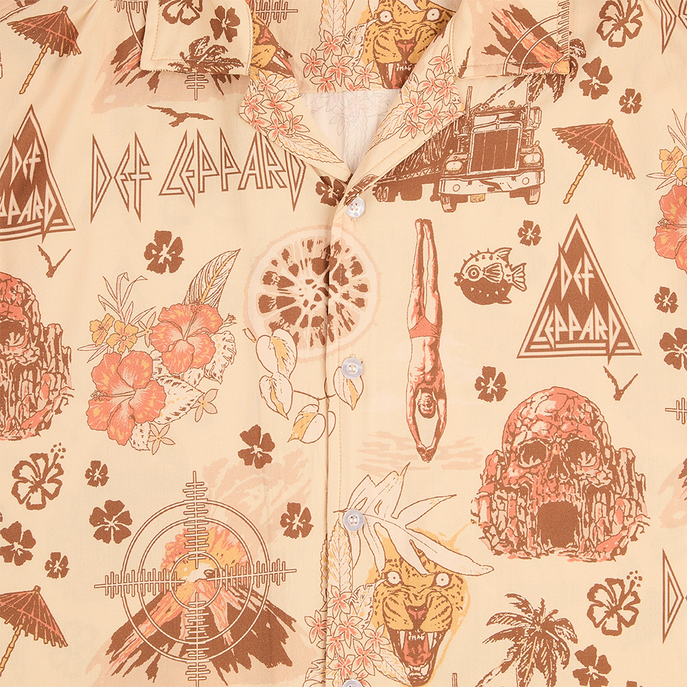 Fierce Button Up Shirt Print