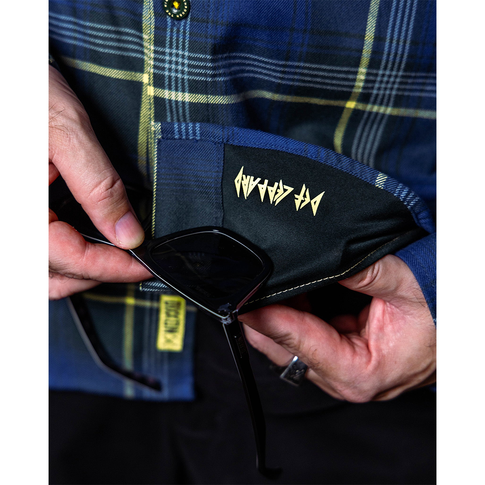 Def Leppard x Dixxon Adult Flannel Detail 3