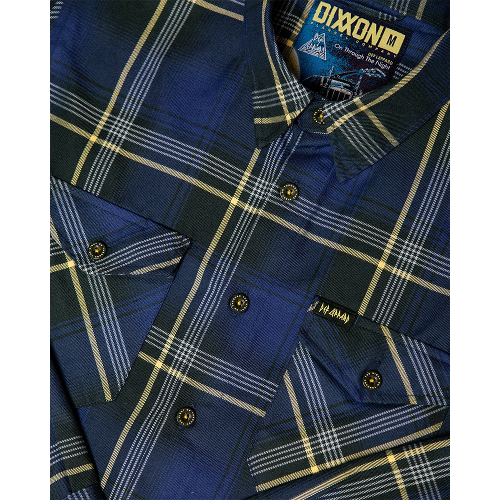 Def Leppard x Dixxon Adult Flannel Detail 4