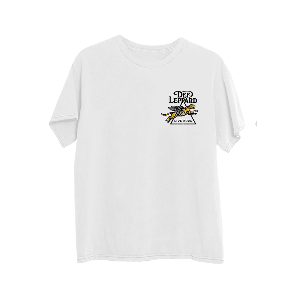 Rock Of Ages Live 2026 White T-Shirt Front