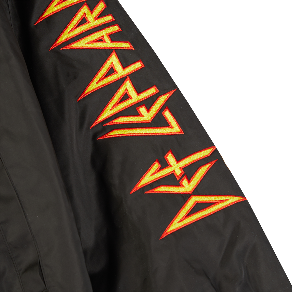 Pyromania Bomber Jacket Sleeve Detail