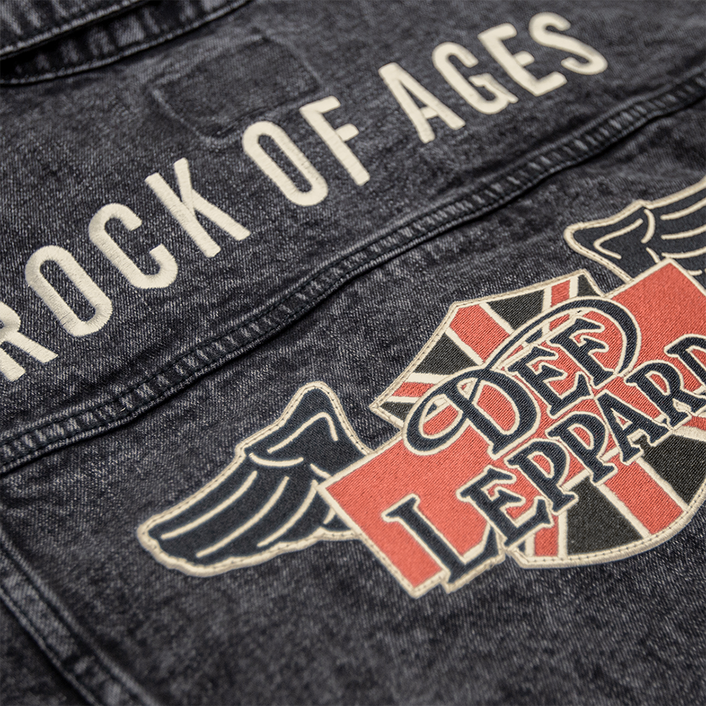 Rock Of Ages Denim Jacket Detail 1